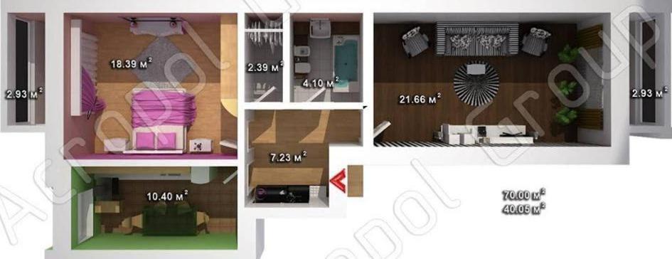 אירפין Шикарная 2К Квартира Центральный Парк Университет 70М מראה חיצוני תמונה